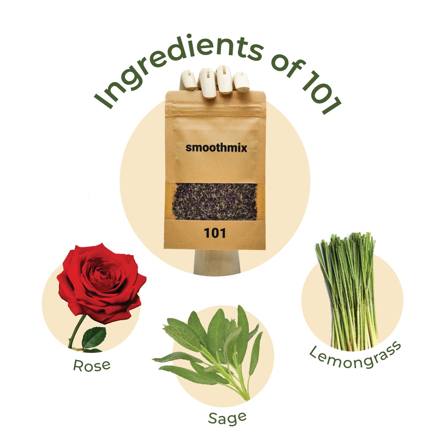 Smoothmix 101 | Herbal blend | Tobacco Substitute