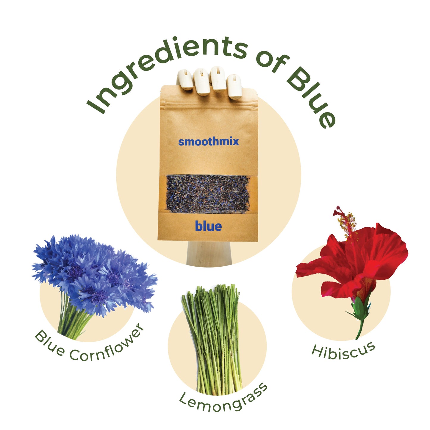 Smoothmix Blue | Herbal blend | Tobacco Substitute