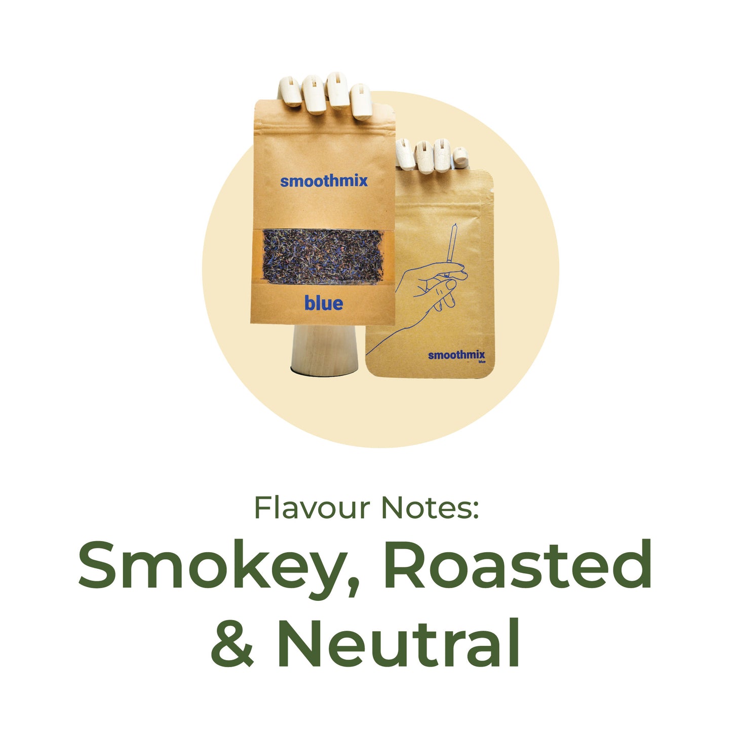 Smoothmix Blue | Herbal blend | Tobacco Substitute