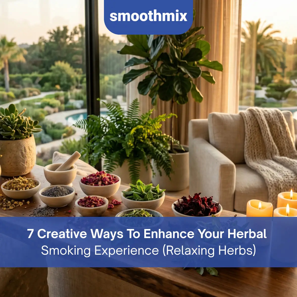 some of the creative ways to improve herbal smoking experience is Roll Slowly On Purpose, Pair with Some Music, etc 