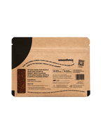 Smoothmix herbal blend Brown packaging with black text and branding on a white background