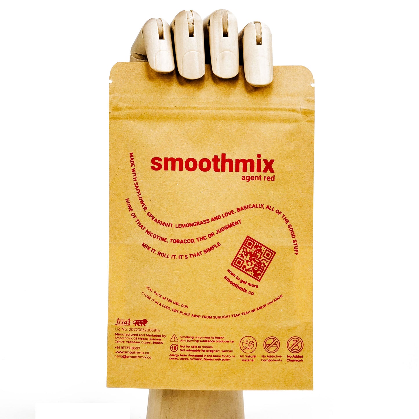 Smoothmix Agent Red | Herbal blend | Tobacco Substitute