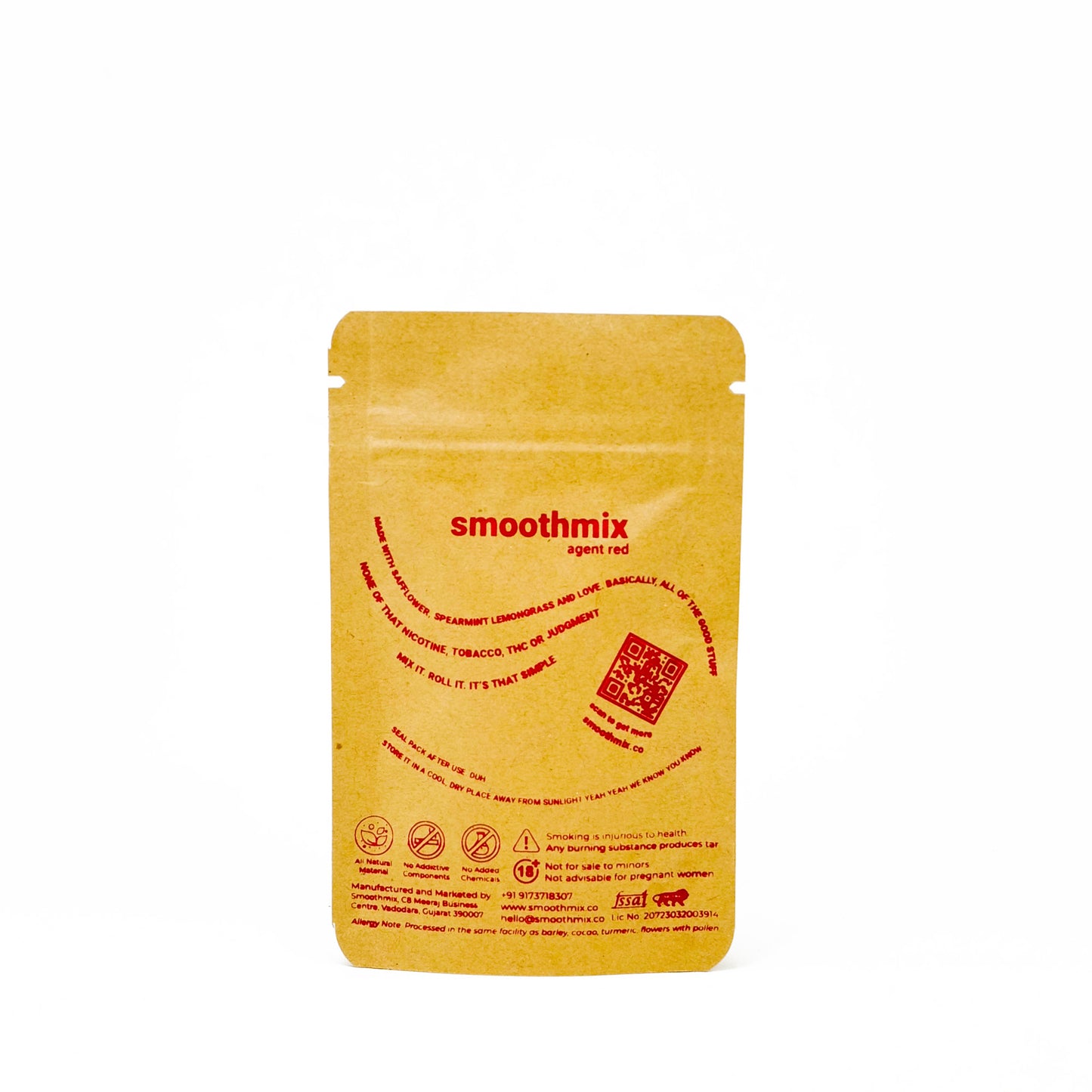 Smoothmix Agent Red | Herbal blend | Tobacco Substitute